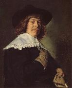 Frans Hals A Young Man with a Glove oil on canvas